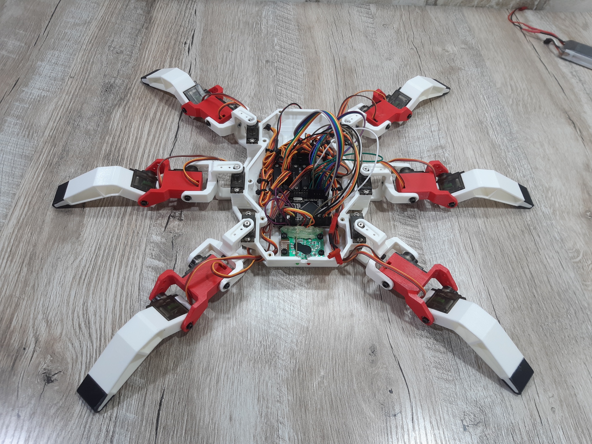 Walking FPV drone Scorpion - My, Hexapod, FPV drone, Arduino, Video, Longpost