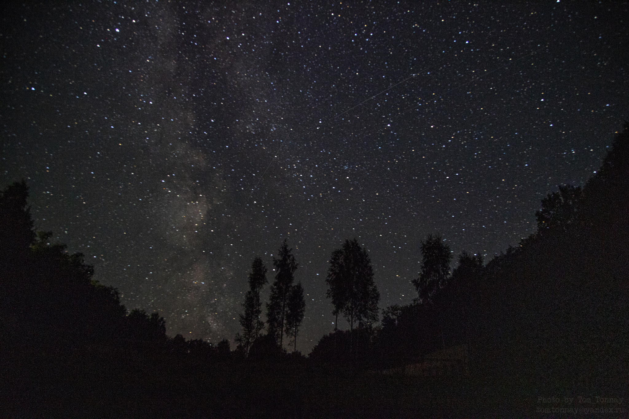 Good night - My, Seliger, Night, Stars, Perseids, The photo, Nature, Camping, Tent, Hike, Camping, Longpost