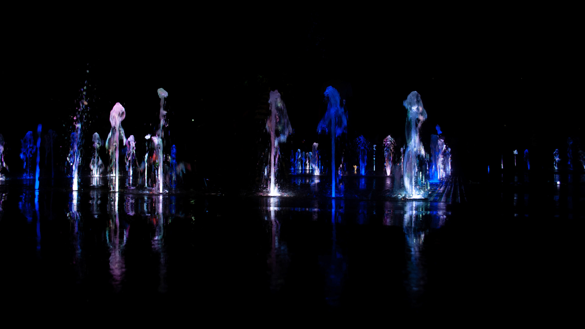 Exchange Square - My, Fountain, Light and music, Kaliningrad, The photo, Longpost