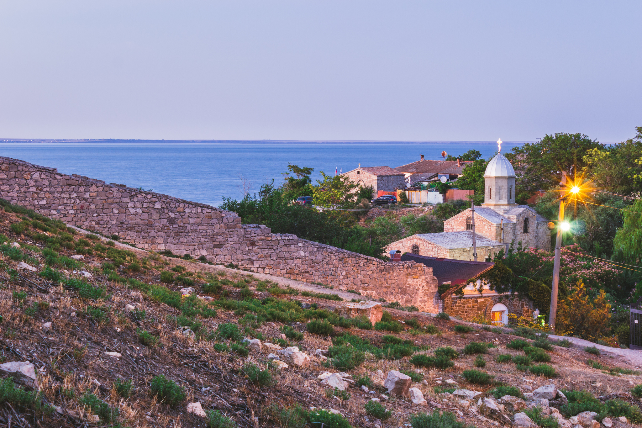 Iverskaya Church in Feodosia - My, Crimea, Feodosia, Fortress, Church, The photo, Architecture, Nature, Canon, Travel across Russia