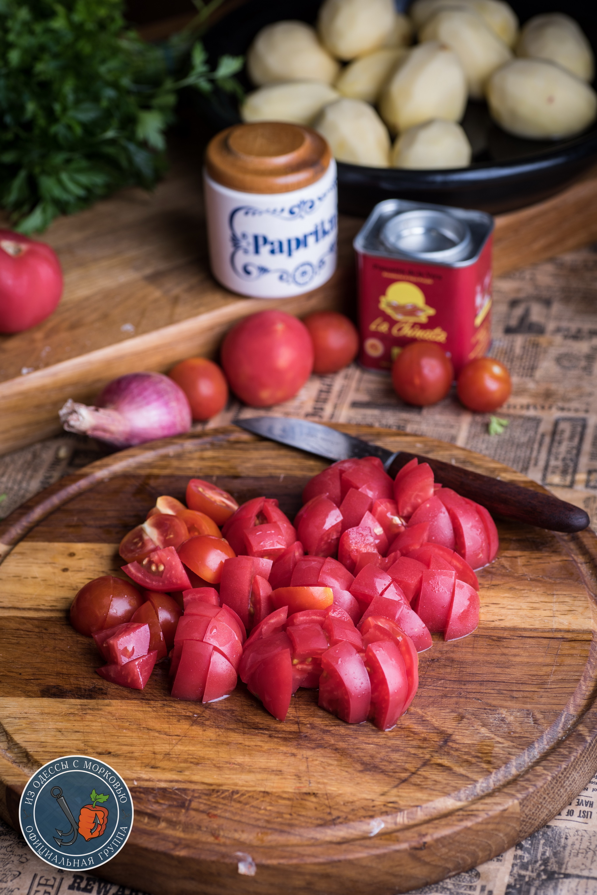 Homemade chorizo ??and potato stew, Spanish style - My, From Odessa with carrots, Cooking, Food, Recipe, Longpost, The photo