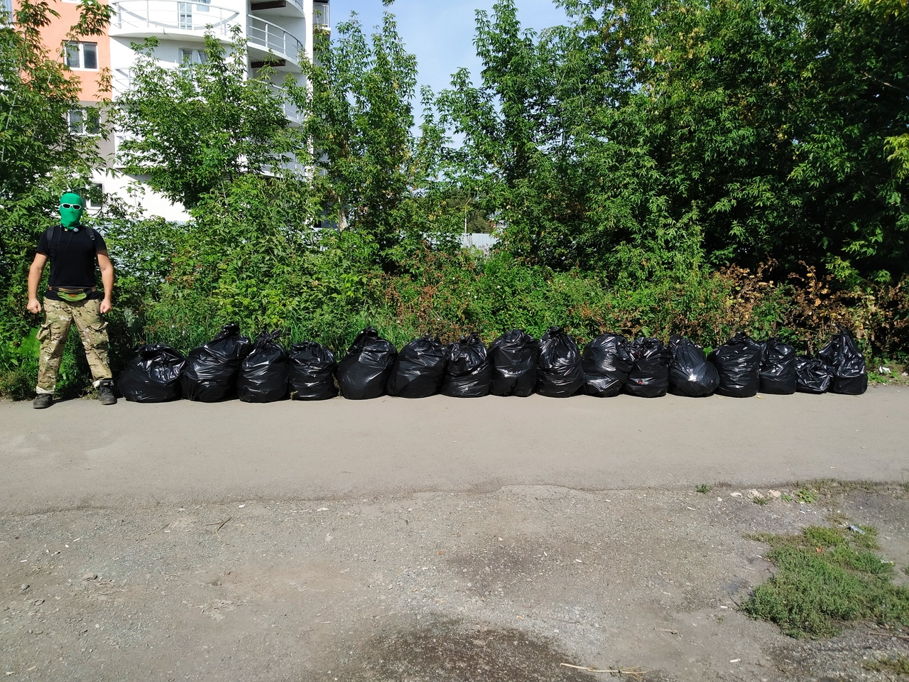 Cleared out a landfill in the city center - My, Chistoman, Kopeysk, Dump, Garbage, Cleaning, Saturday clean-up