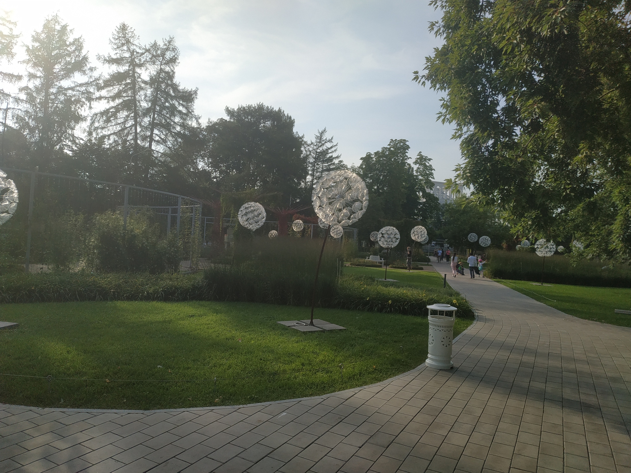 Dandelions at VDNH - My, Dandelion, beauty, Good mood, Longpost