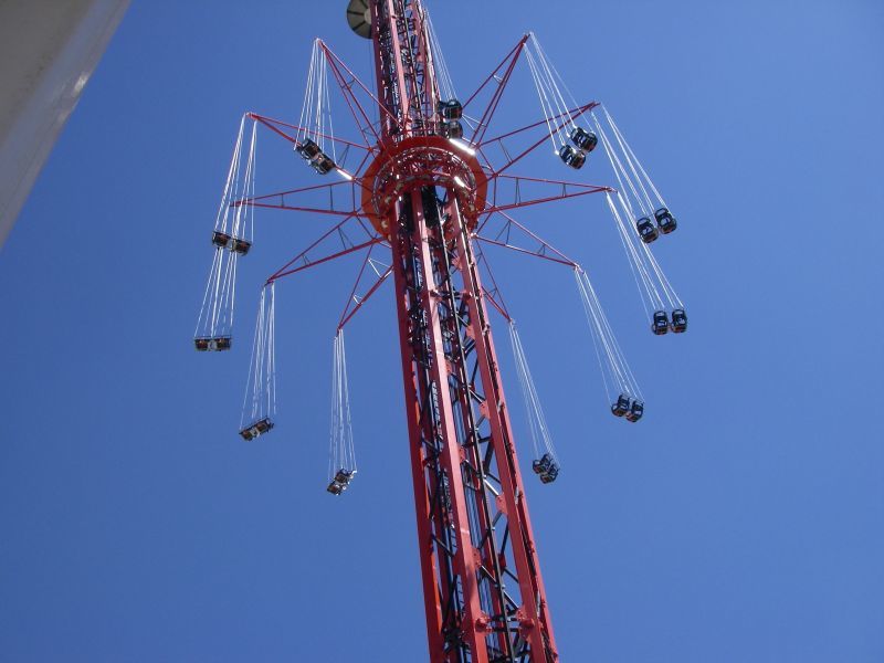 Bravery and stupidity - My, Phobia, Height, Spain, Attraction, Amusement park, Fear, Longpost