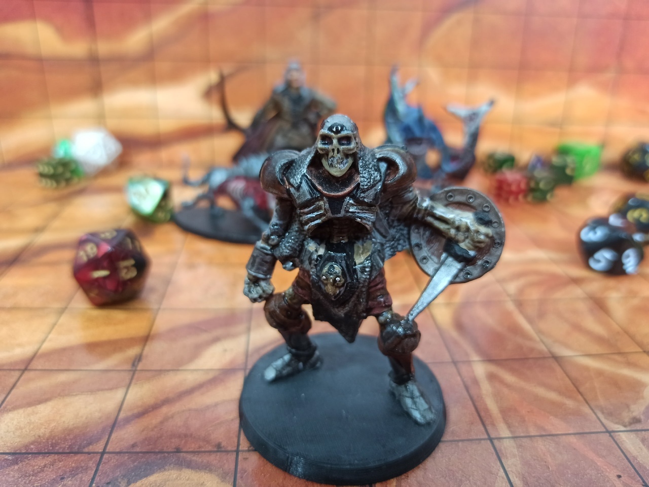 Painting miniatures for D&D Pathfinder NRIs - My, 3D печать, Painting, With your own hands, Longpost, Needlework without process, Tabletop role-playing games, Pathfinder, Dungeons & dragons, Craft