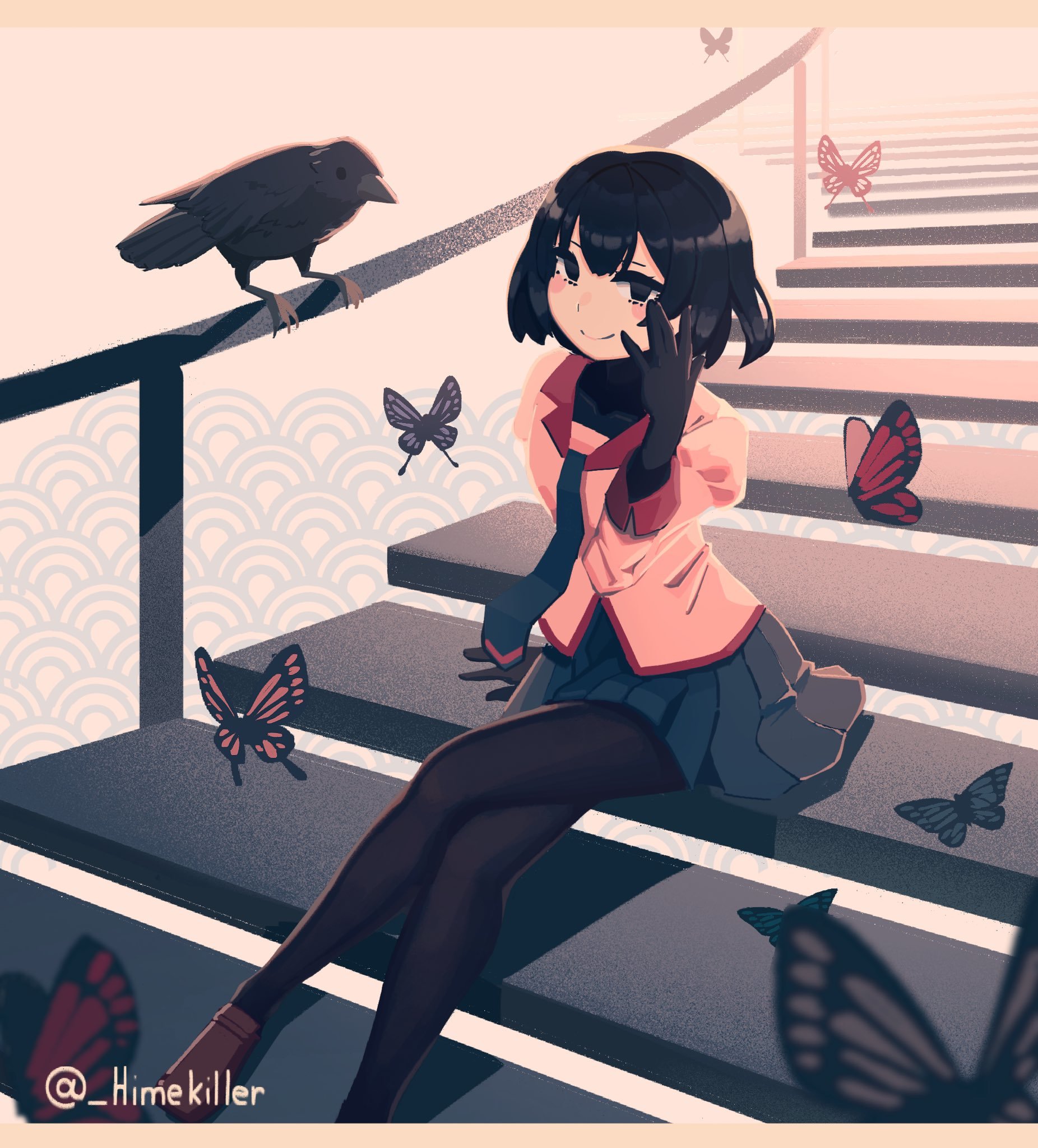 Ougi - Аниме, Anime Art, Monogatari series, Ougi Oshino