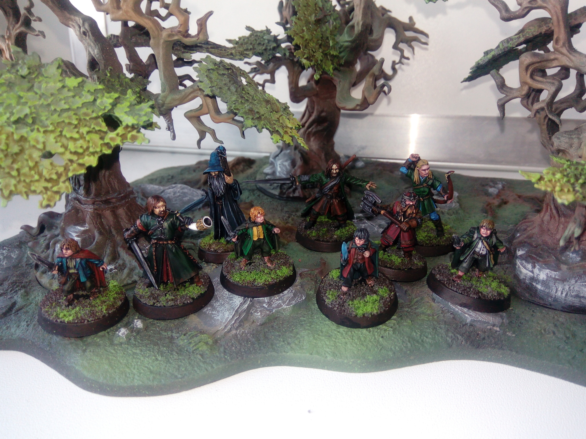 The Fellowship of the Ring - My, Tolkien, Miniature, Painting miniatures, The Fellowship of the Ring, The hobbit, Board games, With your own hands, Collection, Wargaming, Wargame, Toy soldiers, Longpost