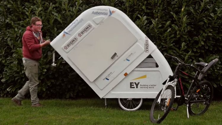 Bicycle Camper от компании Wide Path Camper - Велосипед, Прицеп, Туризм, Длиннопост