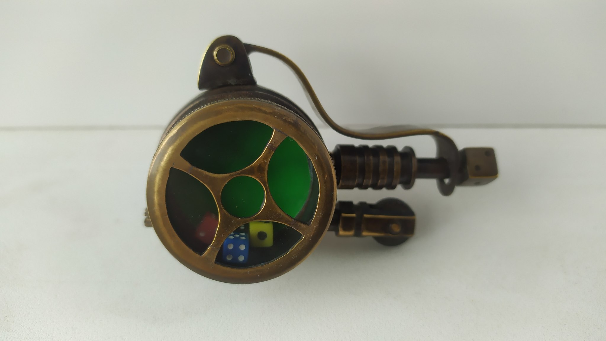 Steampunk casino lighter - My, Steampunk lighter, Steampunk, Handmade, With your own hands, Master Class, Video, Longpost, Needlework with process