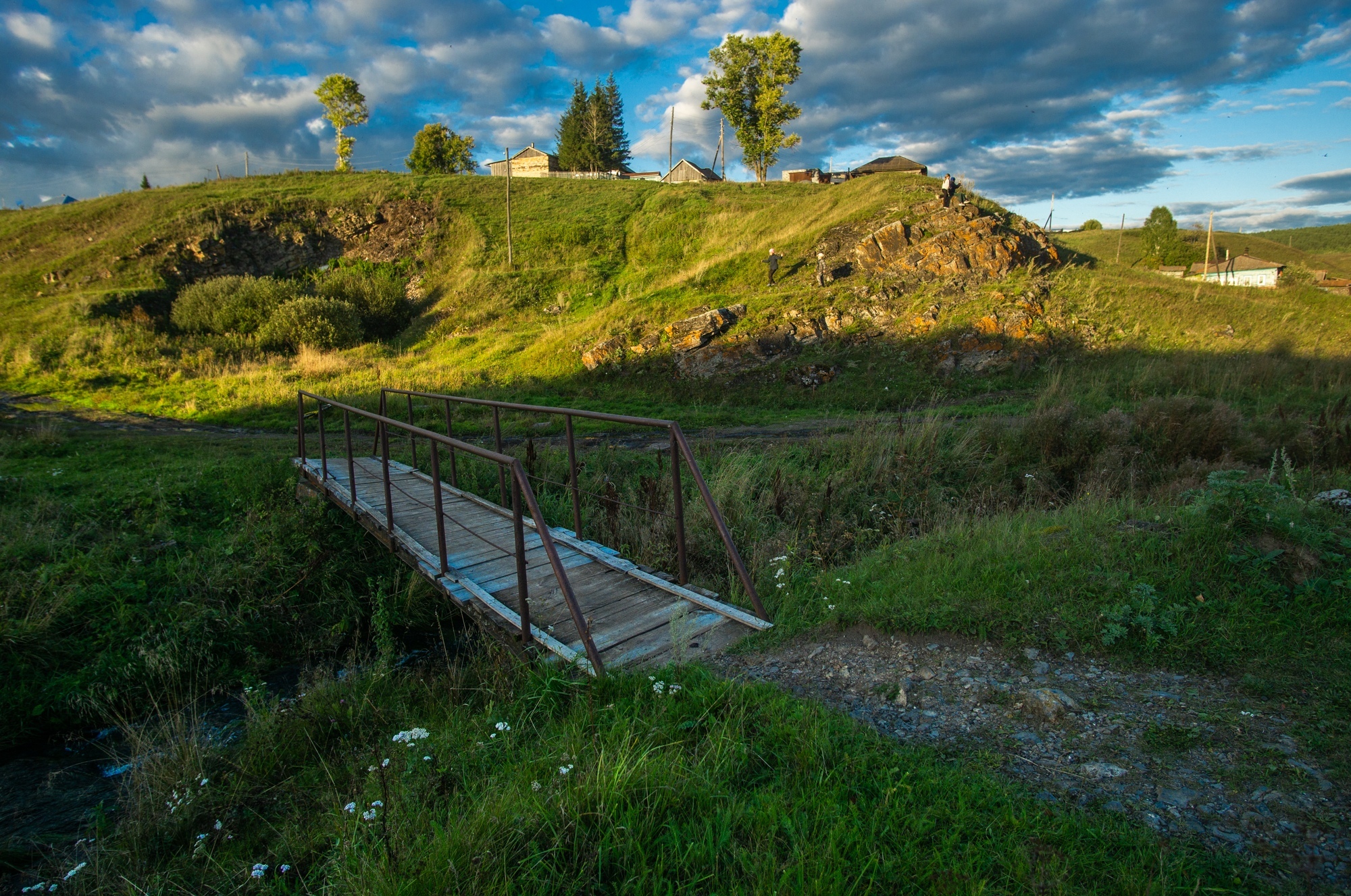 Село Айлино. Южный Урал - Южный Урал, Пейзаж, Закат, Длиннопост