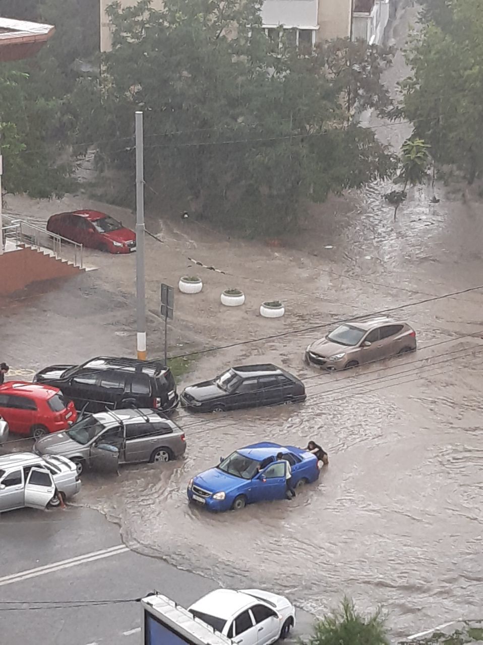 Novorossiysk flooded... again - My, Novorossiysk, Потоп, Video, Longpost