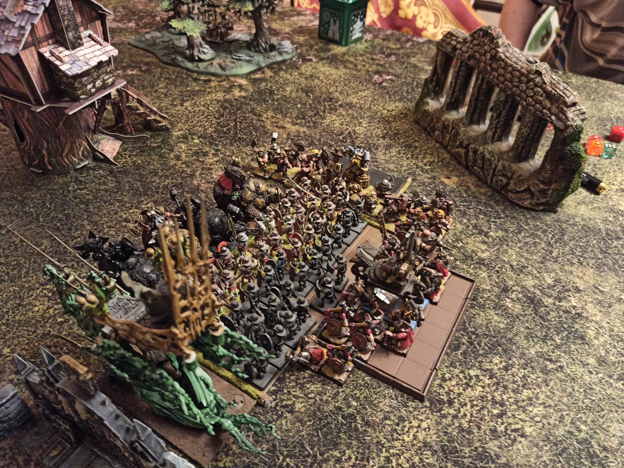 Gaming home desk - My, Dwarf, Warhammer fantasy battles, Warhammer, Wargame, Wargames, Miniature, Board games, Longpost