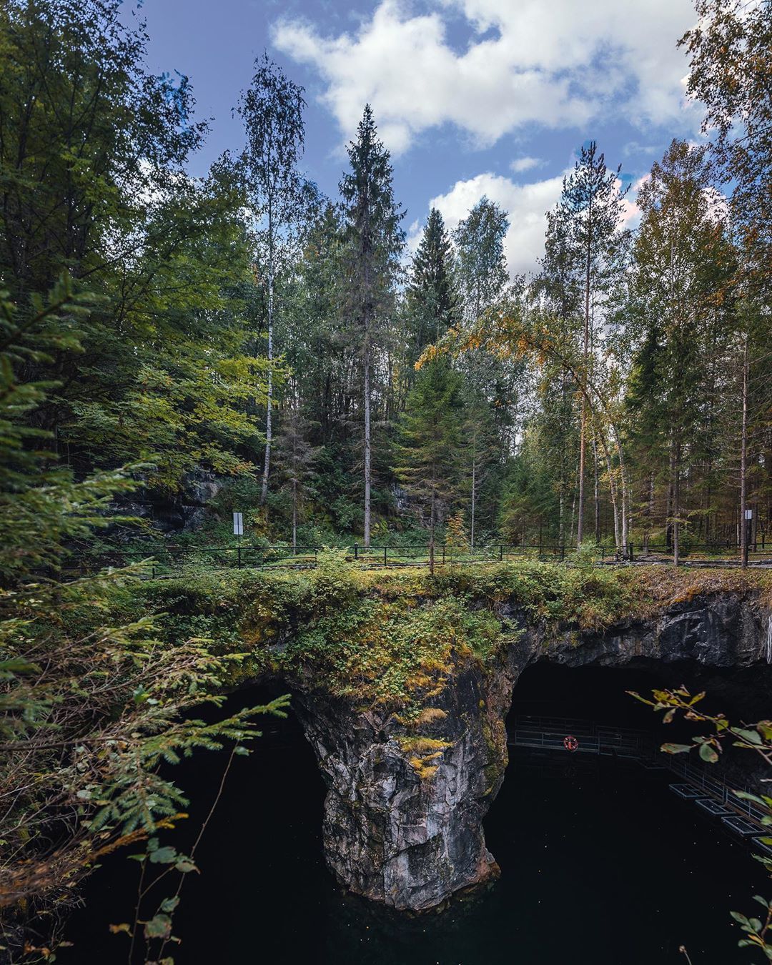 Mountain park Ruskeala - Карелия, Mountain Park, Ruskeala, The photo, Natural monument, Marble quarry, Groundwater, Longpost