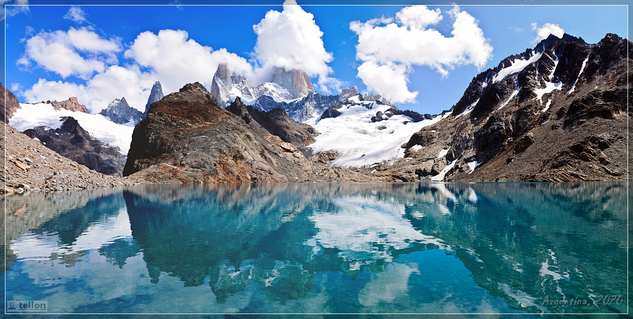 Lake Three - My, The mountains, Argentina, Friday tag is mine, Tourism, Lake, Patagonia, Mountain tourism, Fitzroy, Longpost, Nature