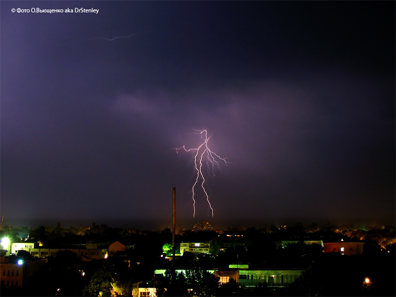 God's tread - My, Lightning, Black Sea, The photo, God