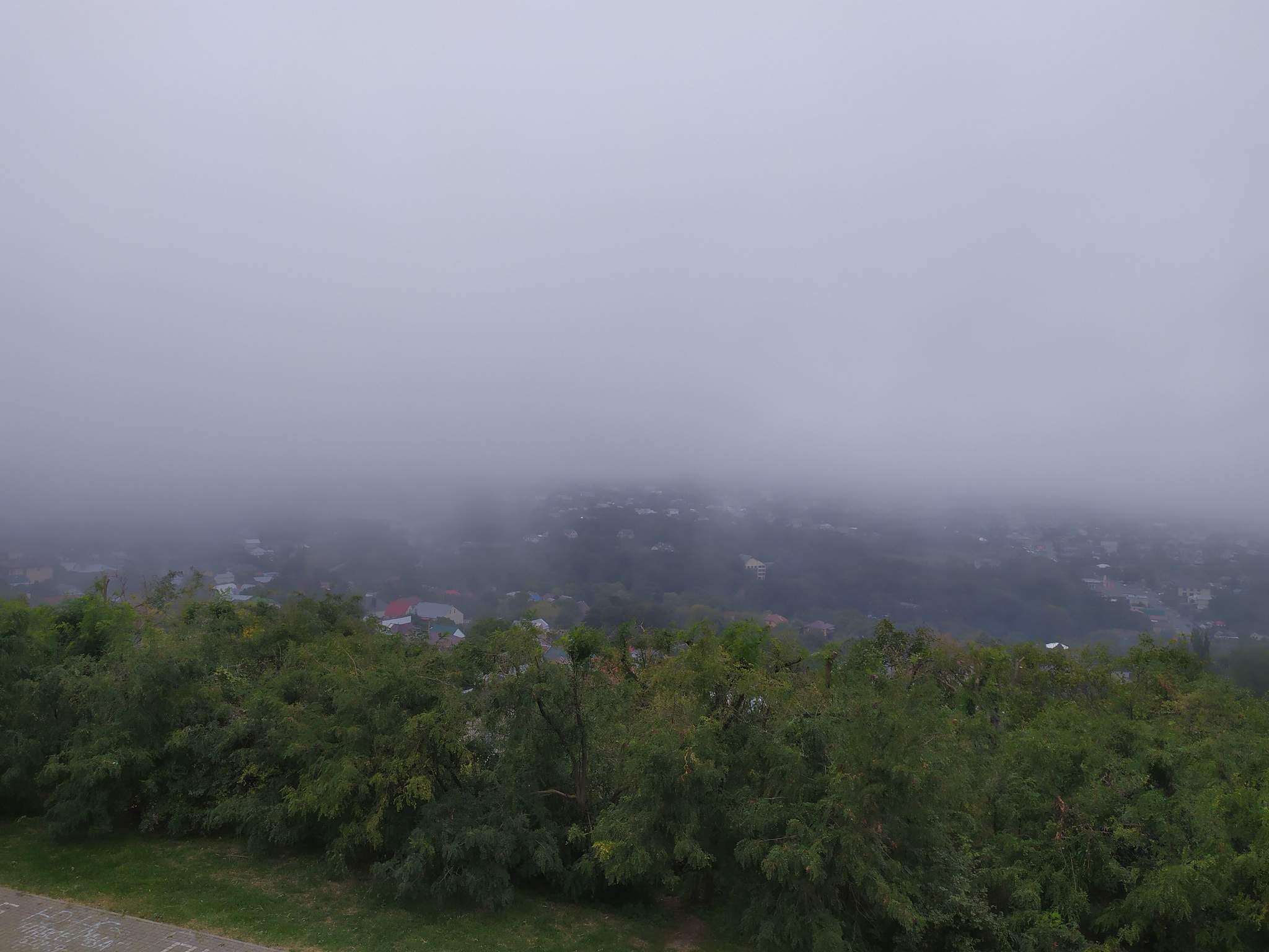 A little mystery of Native Stavropol. It can be deserted even without coronavirus))) But that doesn’t make it any less beautiful) - Stavropol, Caucasus, Stavropol region, Fog, foggy day, 26 region, Longpost