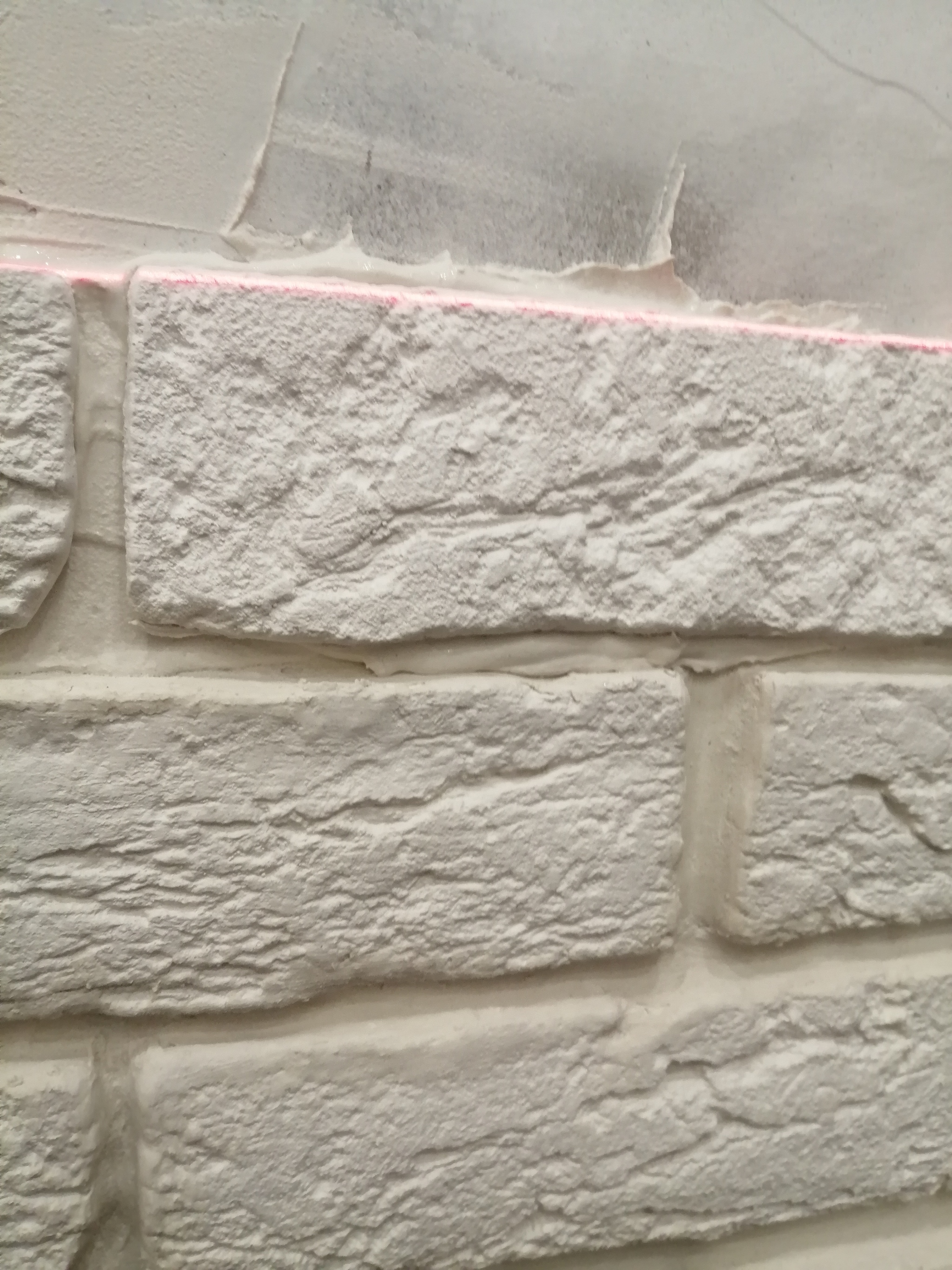 Laying gypsum bricks with your own hands - My, Repair, Gypsum putty, Gypsum products, Longpost, With your own hands