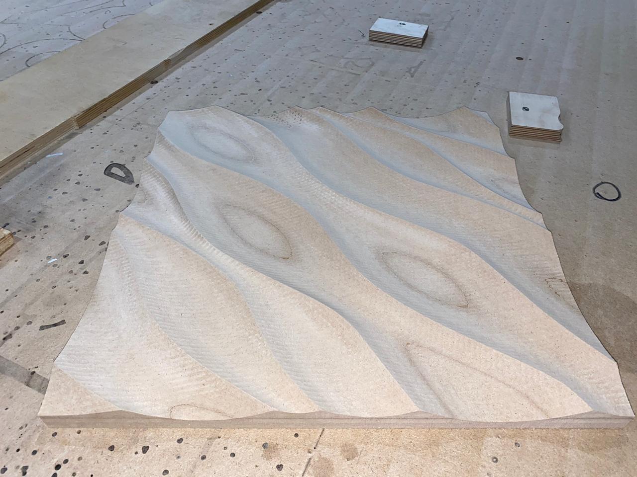 First experience with 3D Panels - My, Gypsum products, Decor, Repair, Panel, Video, Longpost, 3D печать