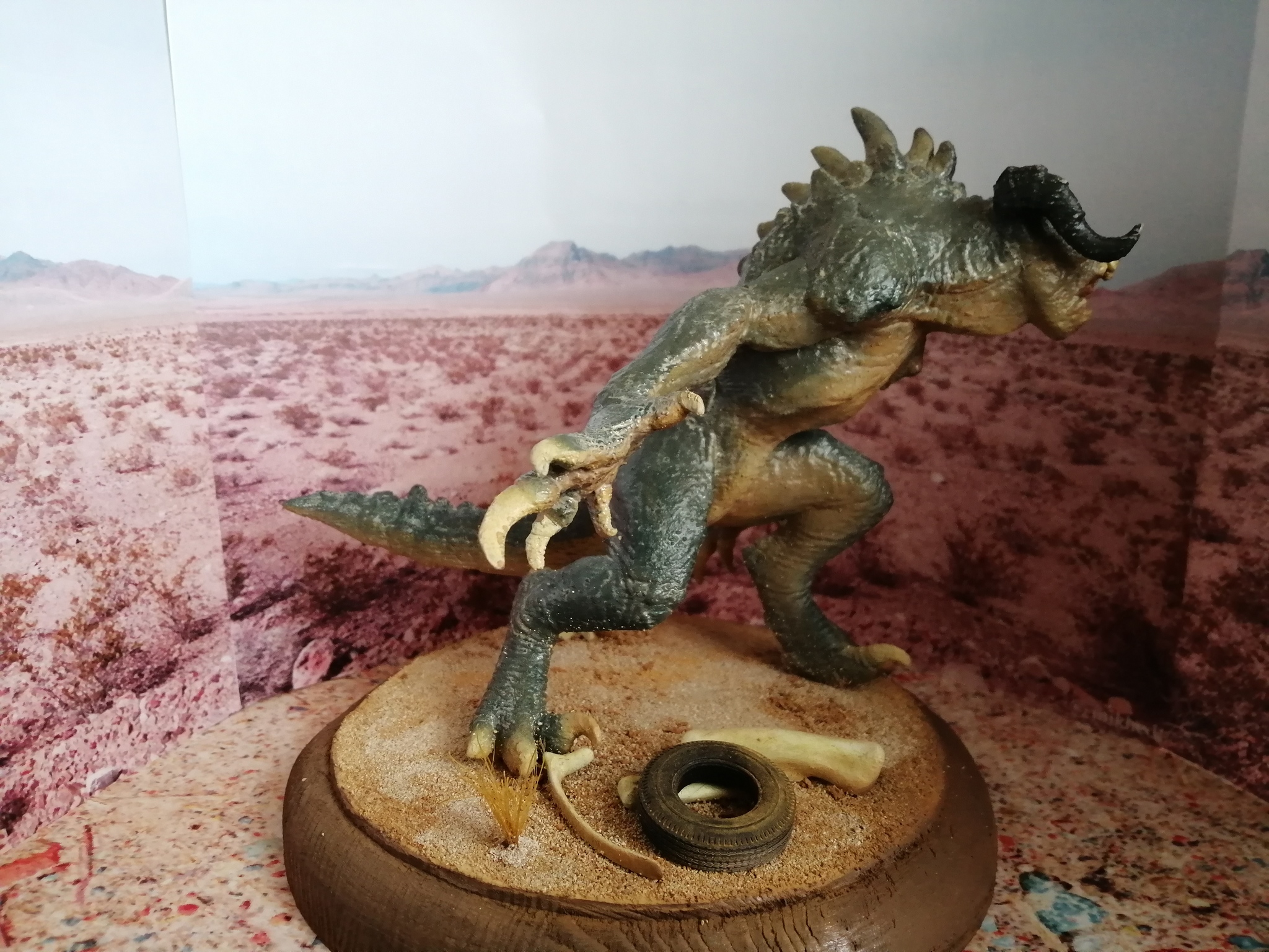 Deathclaw from Fallout 4 - My, Fallout, Death claw, Stand modeling, Longpost