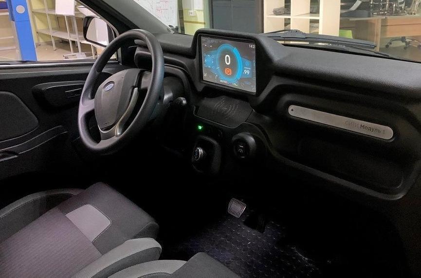 What does the interior of the serial version of ZETTA City Module 1 look like? - Electric car, Zetta, Interior, Design, The photo, Technics, Technologies, Longpost