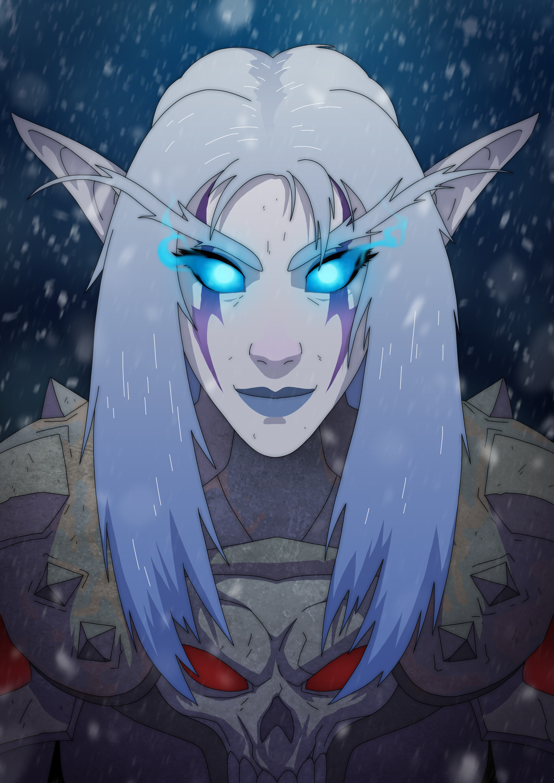 Portraits - Art, Fan art, Portrait, World of warcraft, Characters (edit), Longpost