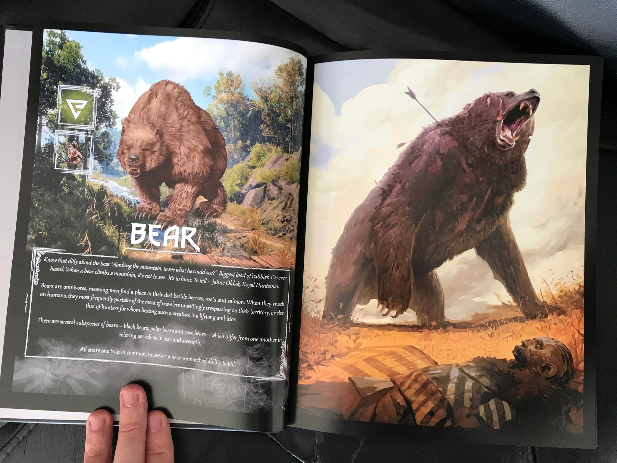 A fan of The Witcher 3: Wild Hunt made his own bestiary - Bestiary, The Witcher 3: Wild Hunt, Books, Reddit, Longpost