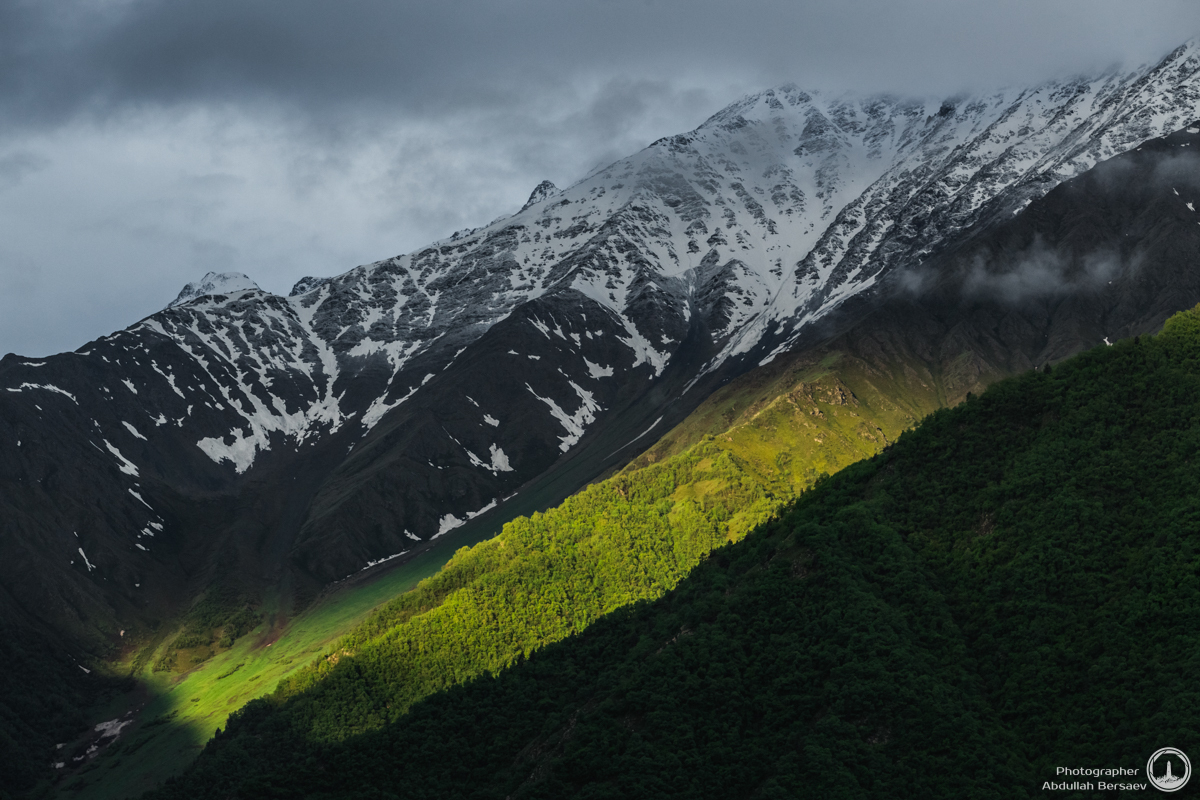 Photos of mountainous Chechnya - My, Chechnya, The mountains, Caucasus, Nature, Landscape, beauty of nature, Sunset, Mosque, Lake, Longpost, City Grozniy