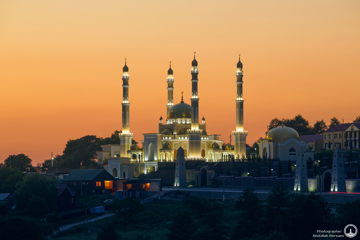 Photos of mountainous Chechnya - My, Chechnya, The mountains, Caucasus, Nature, Landscape, beauty of nature, Sunset, Mosque, Lake, Longpost, City Grozniy