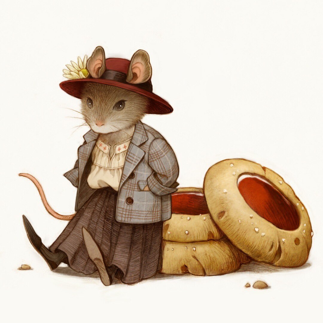 A Mouse's Life - Art, Drawing, Mouse, Fantasy, Longpost