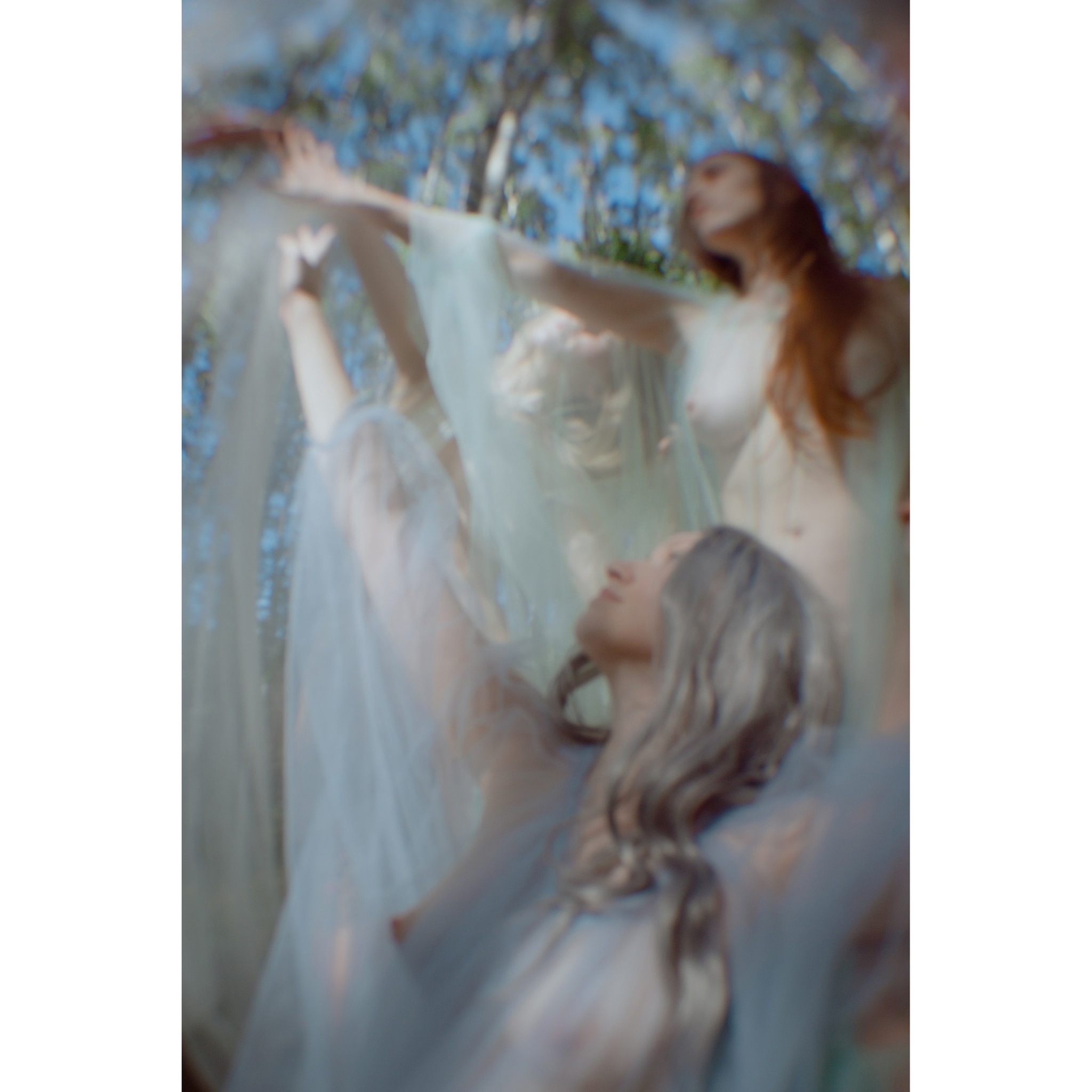 Fairies of the Afternoon. Shooting an almost mythical plot - NSFW, My, Naked, Girls, Nymphs, Photographer, Slavic gods, Longpost