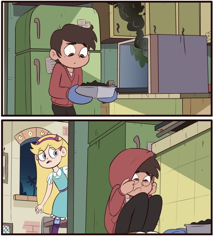 SPSZ.Comic (Dinner) - Star vs Forces of Evil, Cartoons, Comics, Star butterfly, Marco diaz, Longpost