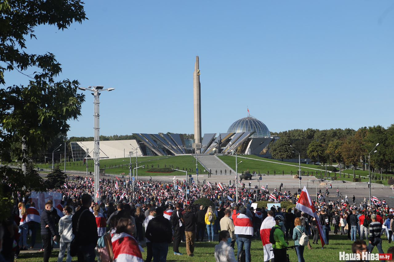 September 20 in Belarus - Republic of Belarus, Protest, Demonstration, The photo, Telegram, Politics, Longpost