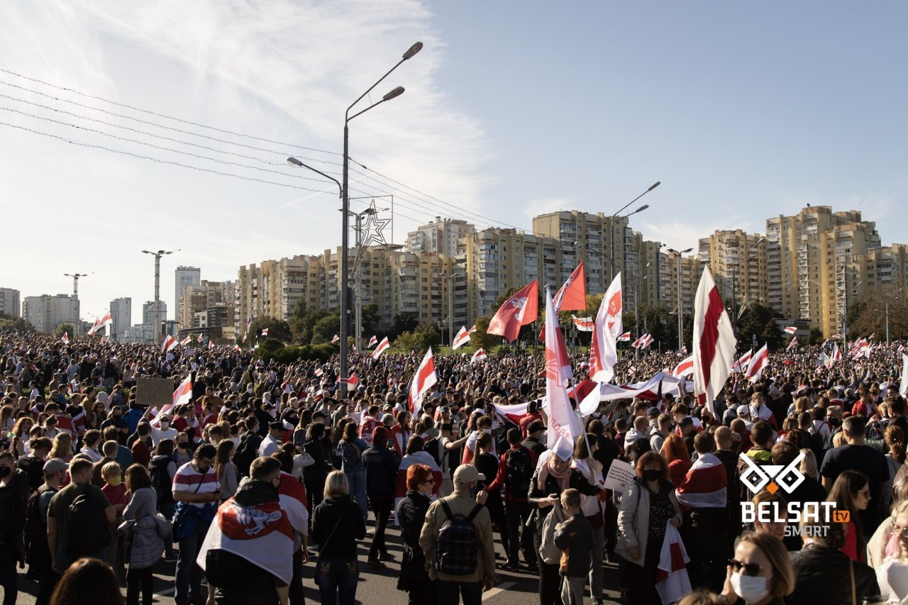 September 20 in Belarus - Republic of Belarus, Protest, Demonstration, The photo, Telegram, Politics, Longpost