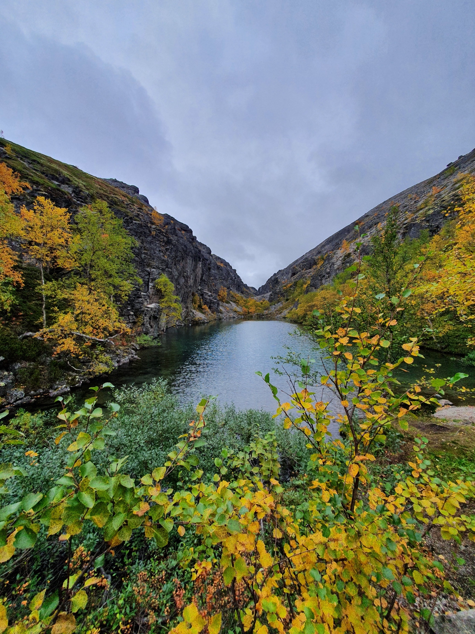 Aku-Aku Gorge, Khibiny - My, Khibiny, Kola Peninsula, Gorge, Waterfall, Lake, The photo, Hike, Longpost, Nature