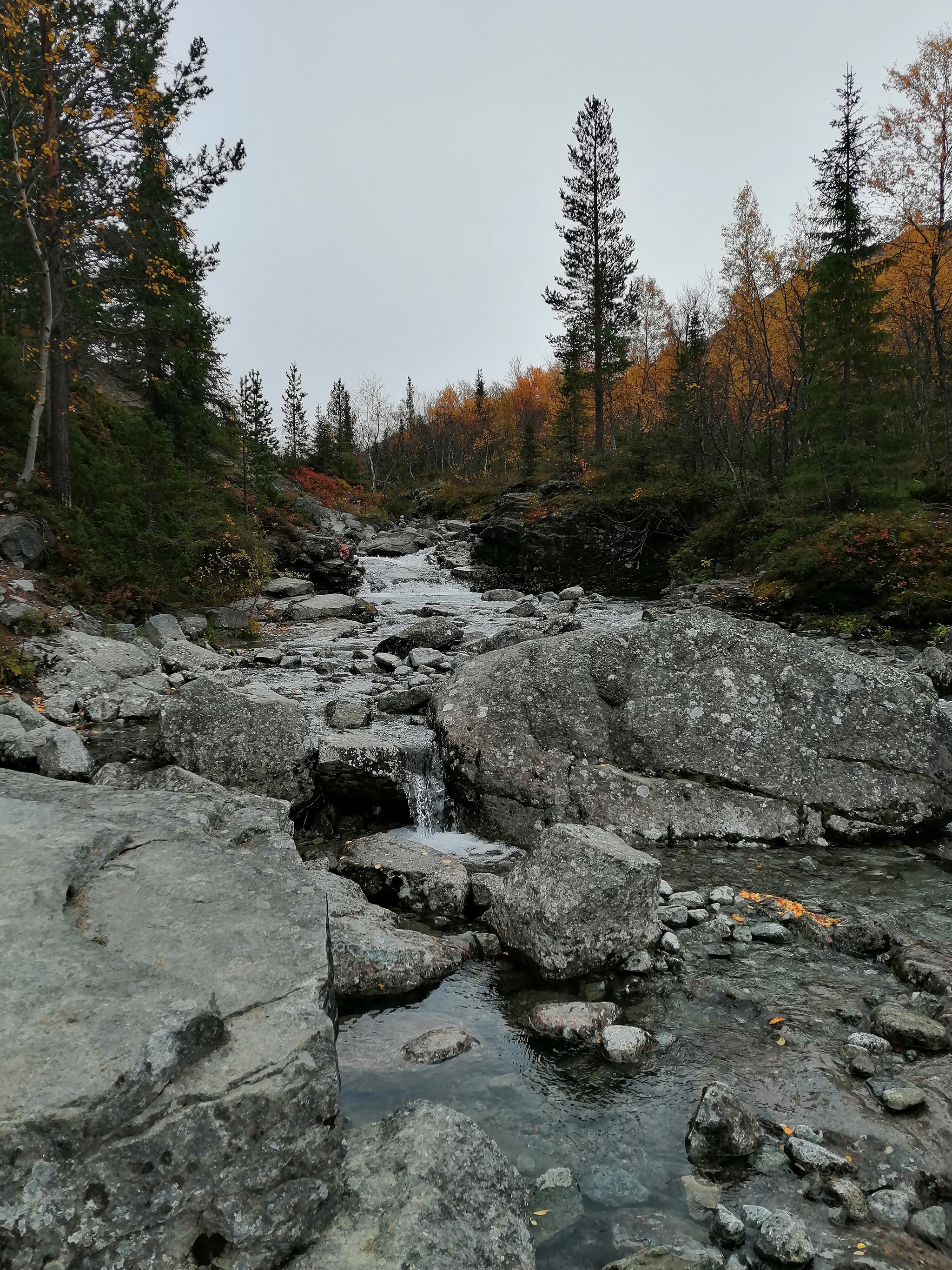 Водопад Красивый (Кольский полуостров, 21.09.20) - Моё, Кольский полуостров, Водопад, Мурманская область, Длиннопост, Фотография