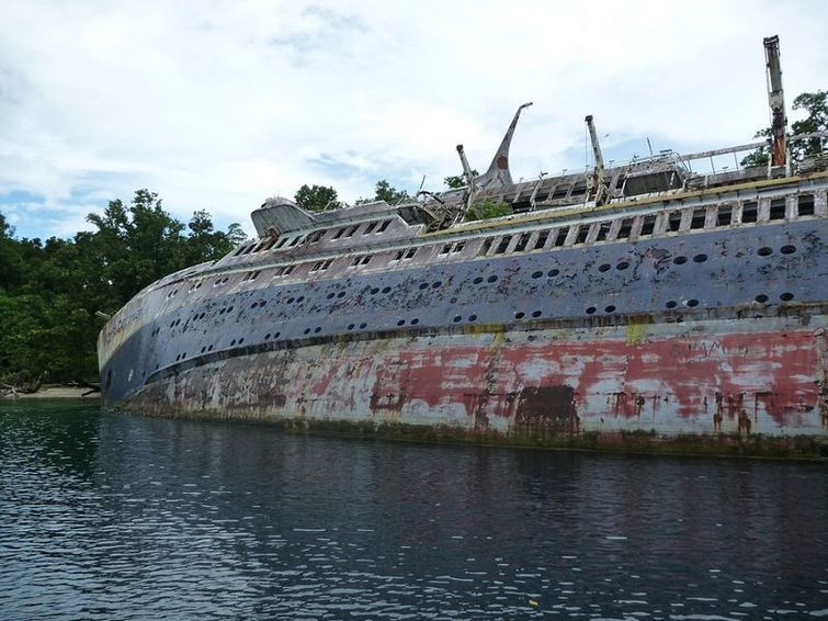 Rusting - Liner, Cruise, Crash, Abandoned, Vessel, Longpost