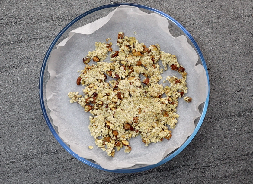 Homemade granola - My, Recipe, Granola, Breakfast, Video recipe, Video, Longpost