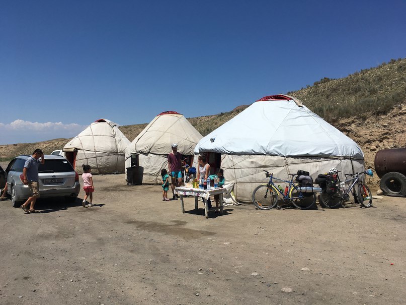 Around Issyk-Kul by bike - My, Bike trip, Tourism, Bike ride, Issyk-Kul, Travels, Kyrgyzstan, Ecotourism, A bike, Longpost