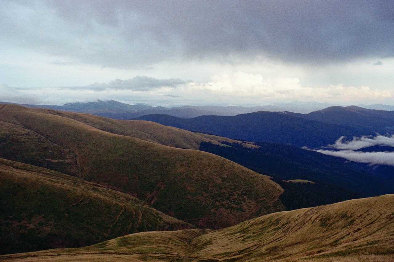 Carpathians (film without processing) - My, Olympus, 35mm, Film, Carpathians, Nature, Landscape, The mountains, Longpost