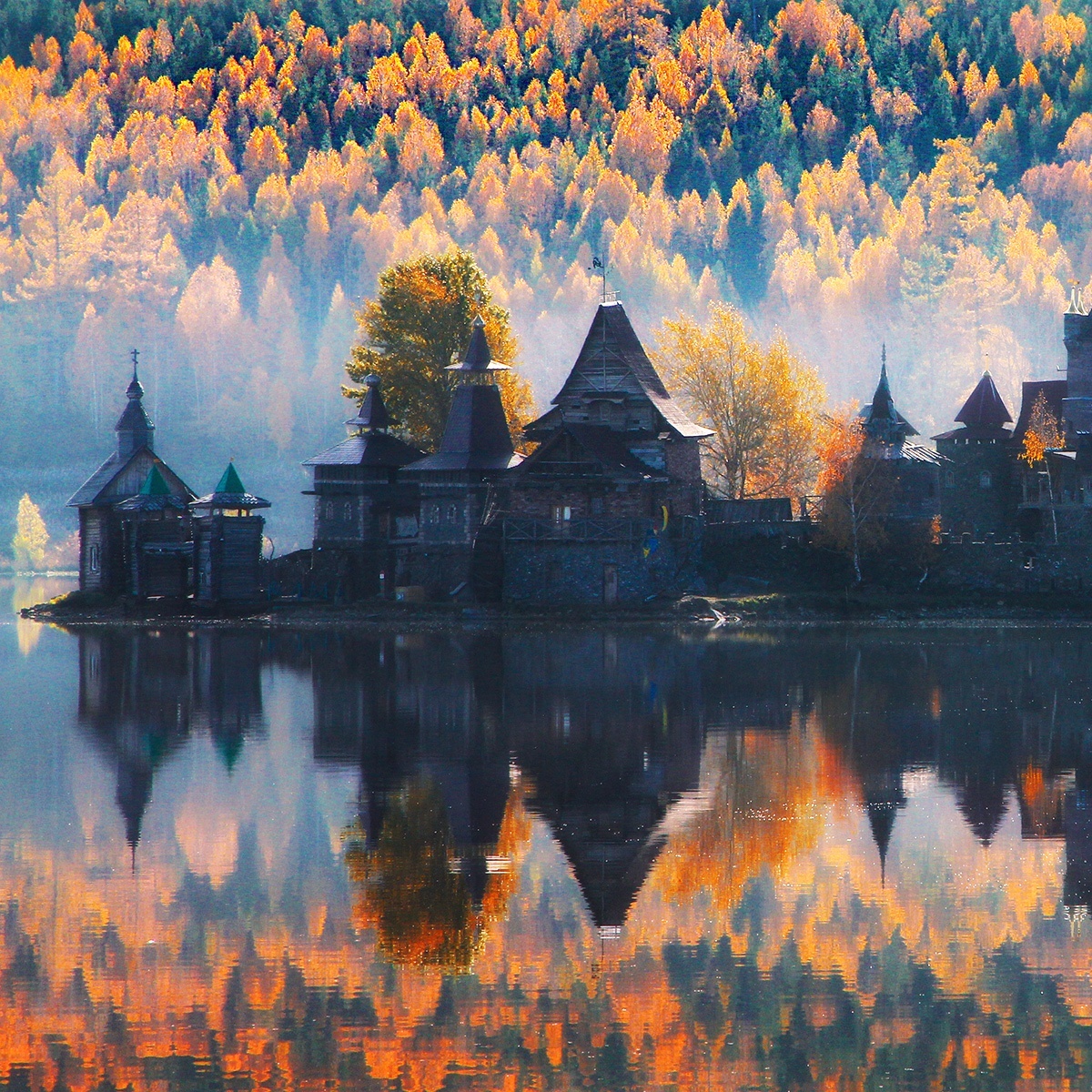 Eagle hollow - My, Autumn, Reflection, Southern Urals, Satka, Landscape