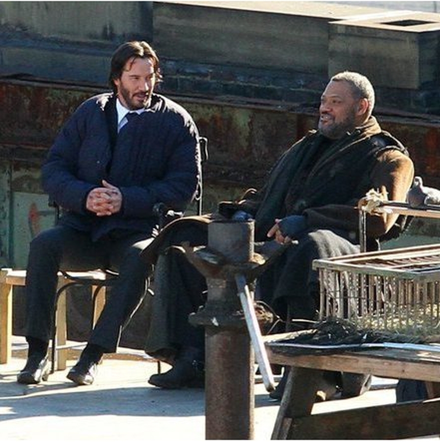 Keanu Reeves and Laurence Fishburne - Keanu Reeves, Lawrence Fishburne, Matrix, John Wick, Actors and actresses, Celebrities, It Was-It Was