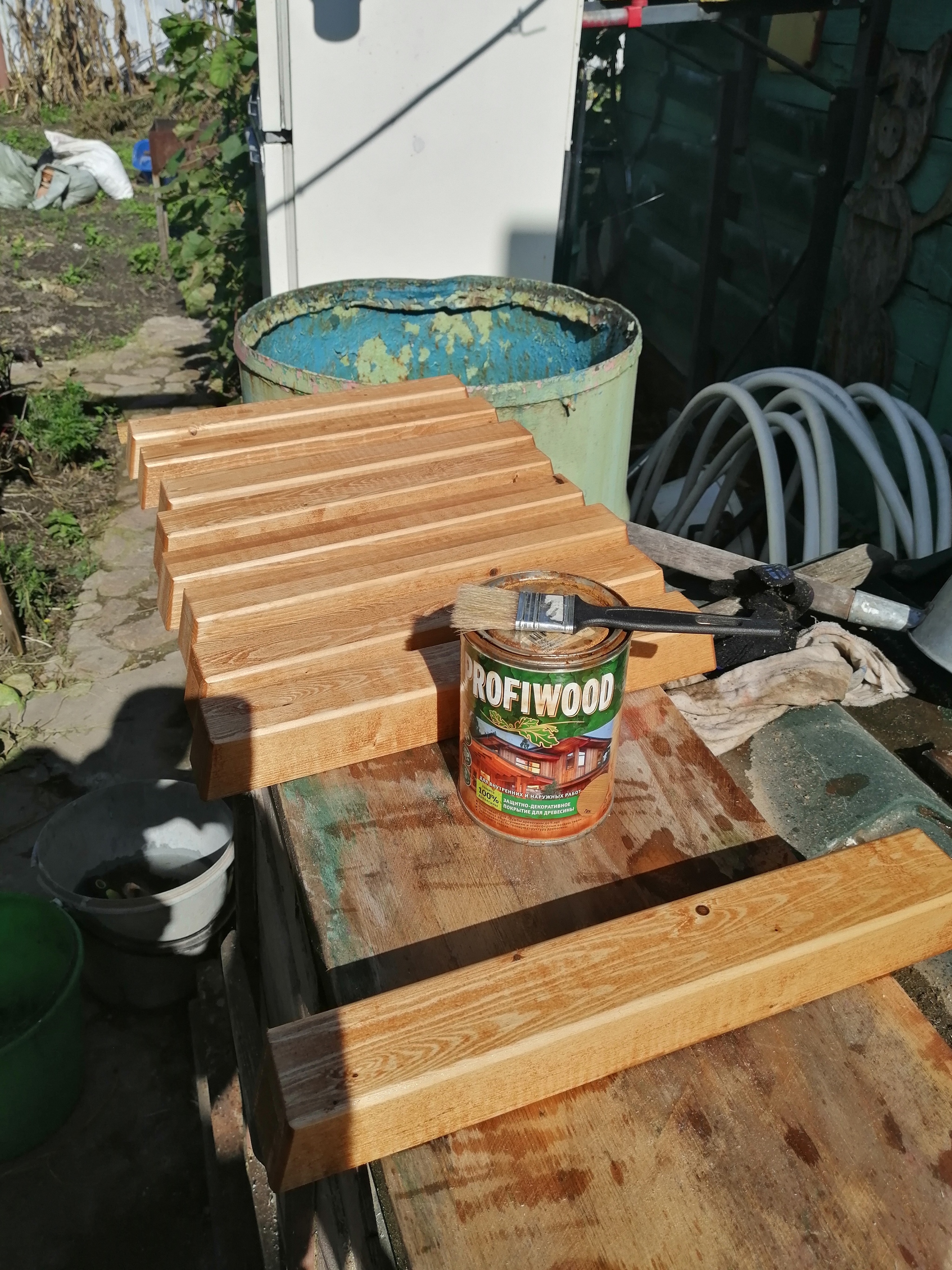 Bench with lawn and cedar - My, Friday tag is mine, Bench, Benches, Woodworking, Marble, Crafts, With your own hands, Needlework with process, Longpost