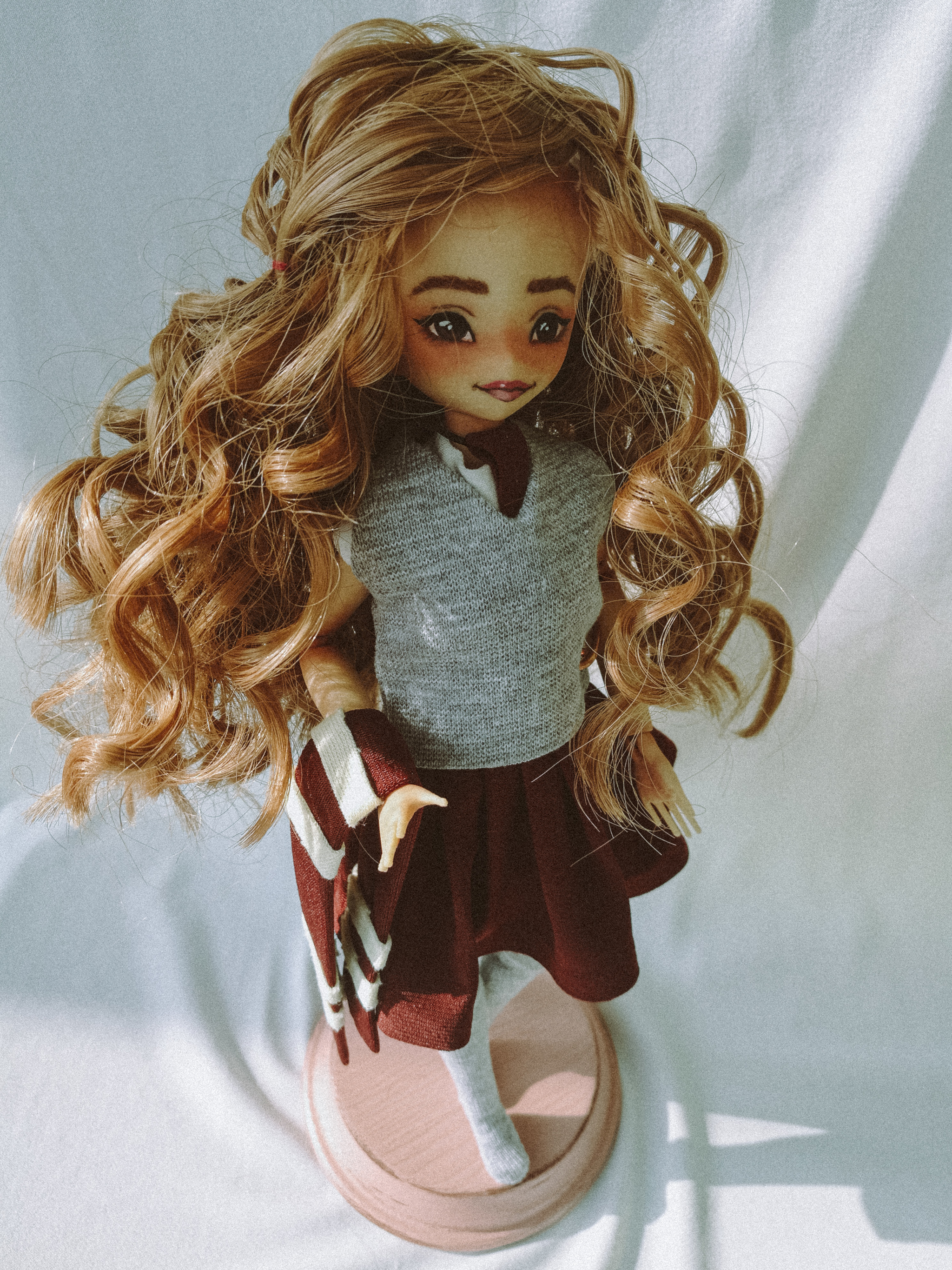 BJD doll Hermione Granger - My, Hobby, Needlework, Jointed doll, Longpost, Harry Potter, Hermione, Needlework with process