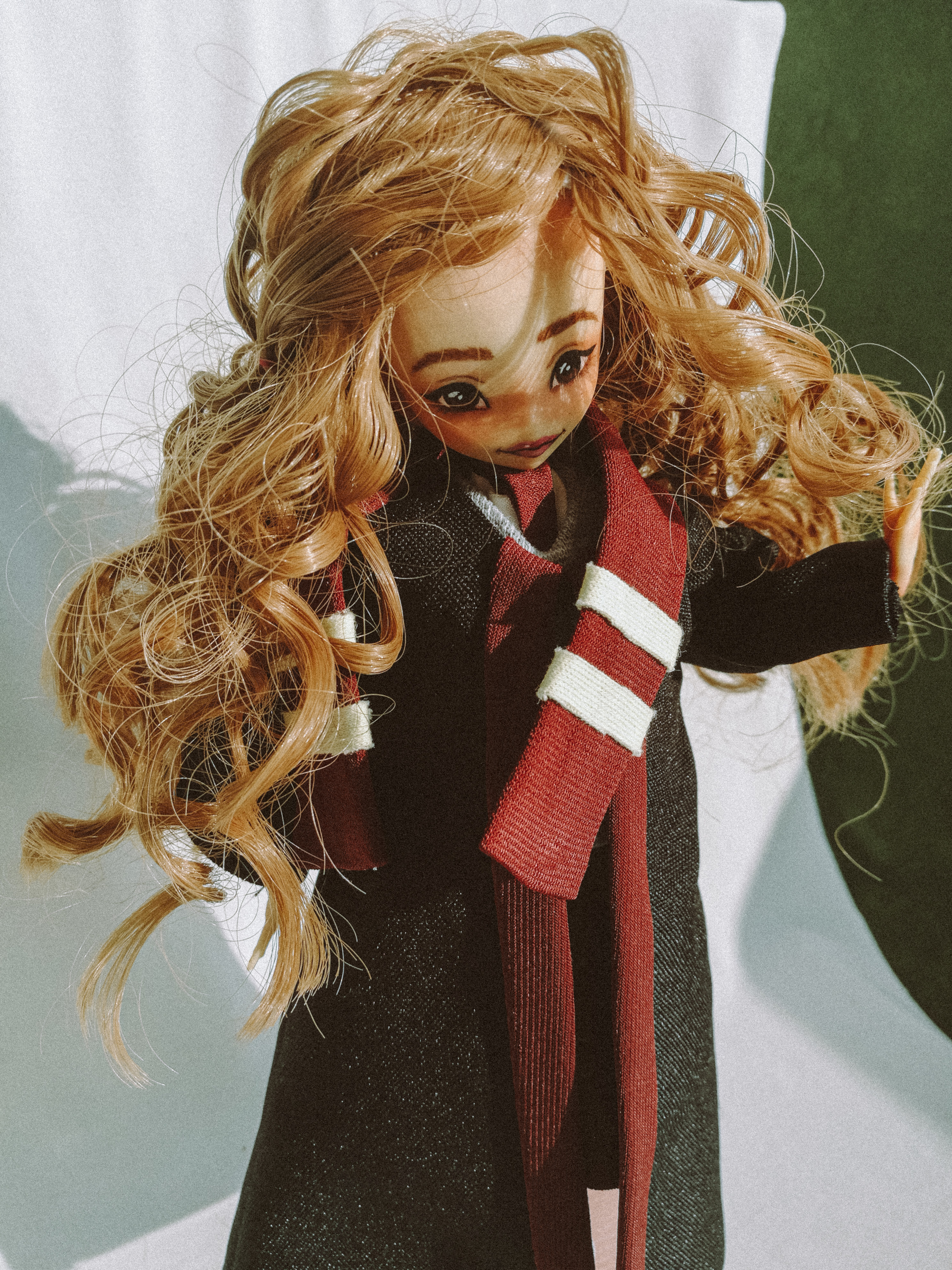 BJD doll Hermione Granger - My, Hobby, Needlework, Jointed doll, Longpost, Harry Potter, Hermione, Needlework with process