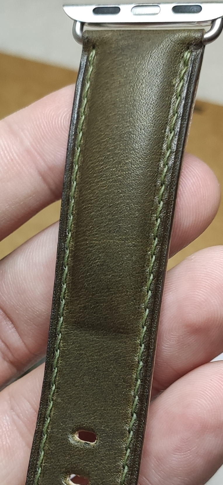 My latest works - My, Handmade, Natural leather, Apple Watch, Longpost, Needlework without process, Leather products