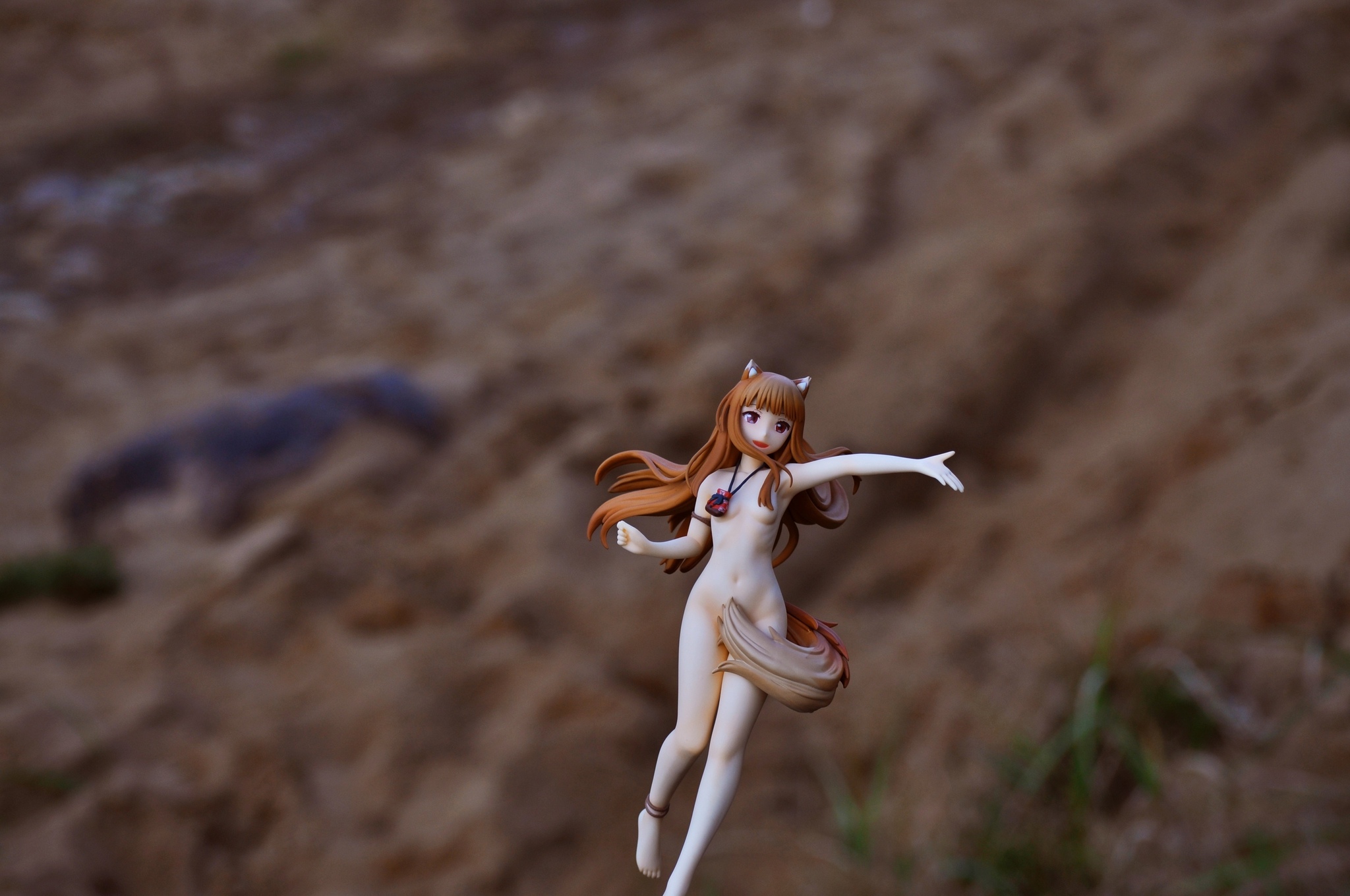 ~вЂў~ The Wolf, the Evening and the Quarry ~вЂў~ - NSFW, My, The photo, Beginning photographer, Anime, Figurines, Collectible figurines, Spice and wolf, Holo, Longpost