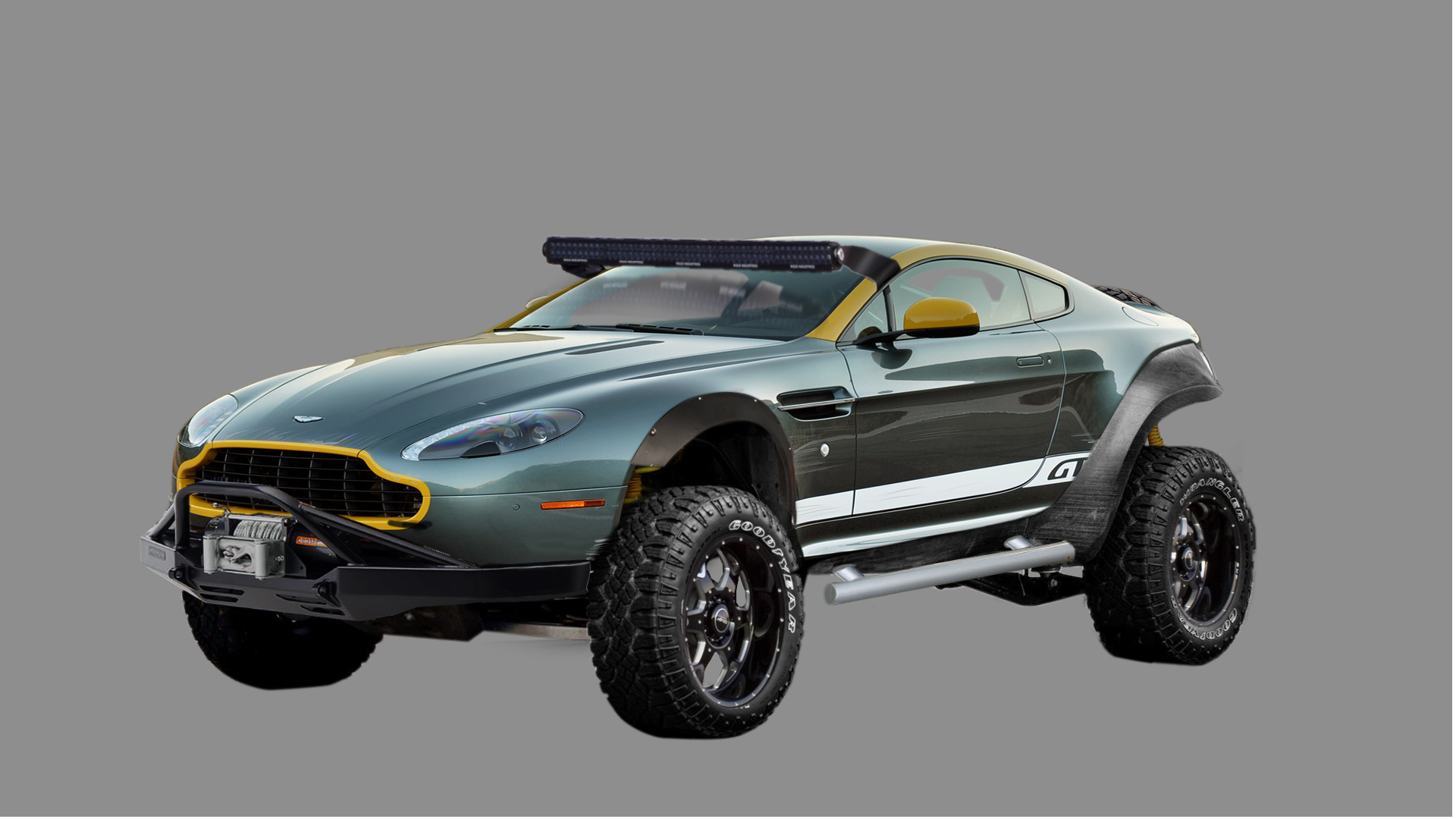 Off-road Aston Martin - My, Photoshop, Photoshop master, Tuning