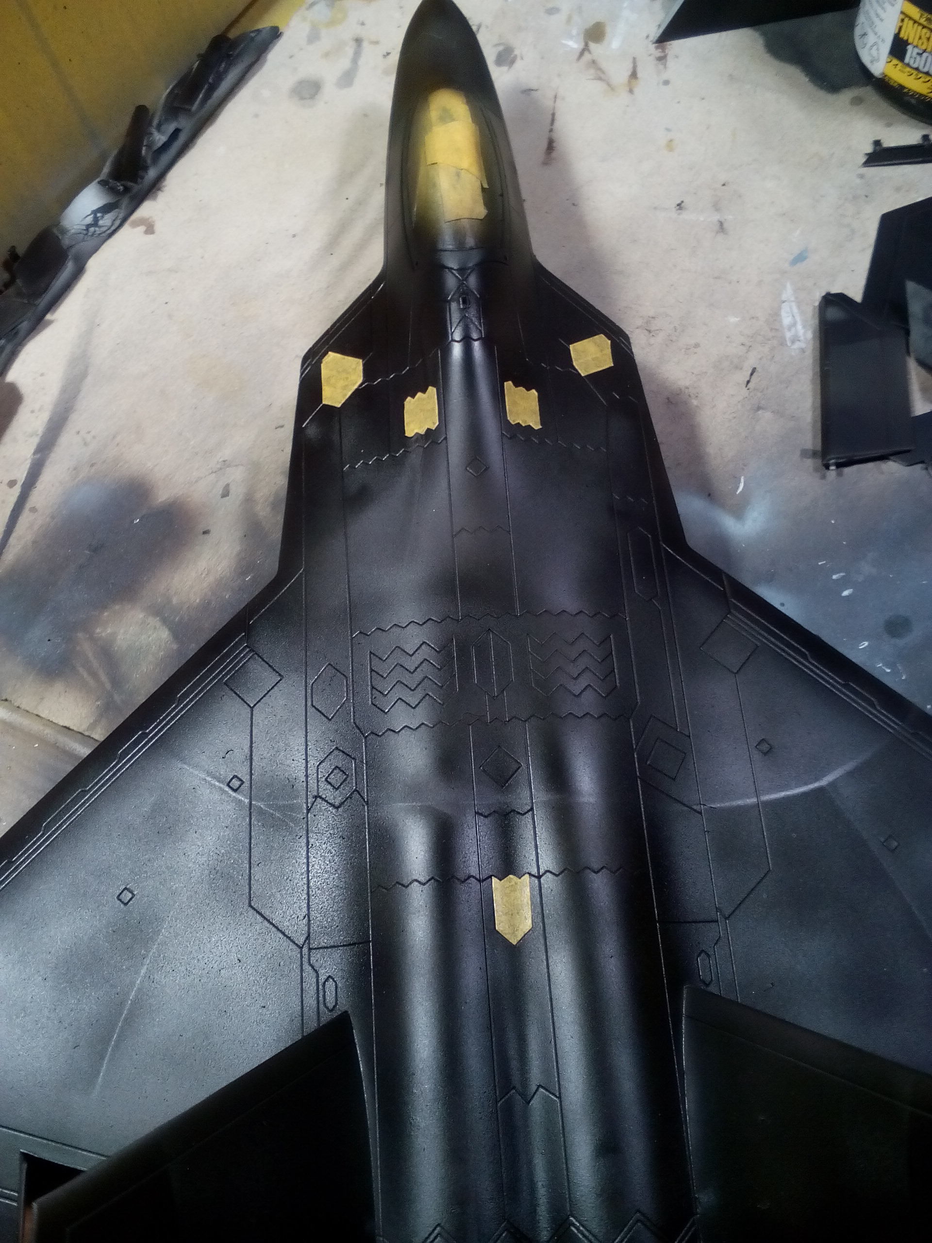 Lockheed-Martin F-22A Raptor, Hobby Boss, 1/72. Заметки по сборке - Моё, Стендовый моделизм, Сборная модель, Хобби, Сборка, Аэрография, Рукоделие с процессом, Авиация, Истребитель, Длиннопост