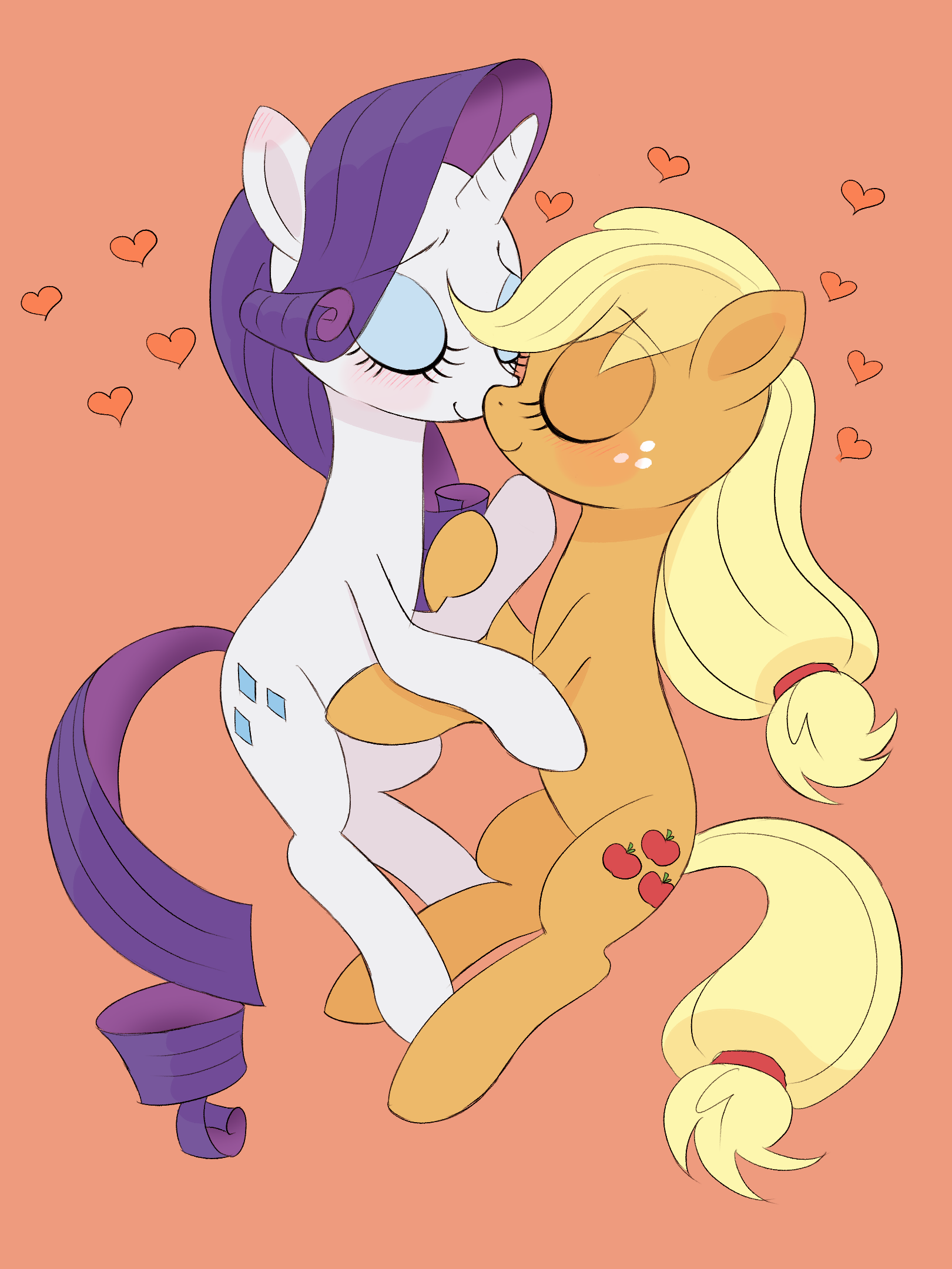 RaryJack's compilation - My little pony, PonyArt, Rarity, Applejack, MLP Lesbian, Shipping, Haibaratomoe, Longpost