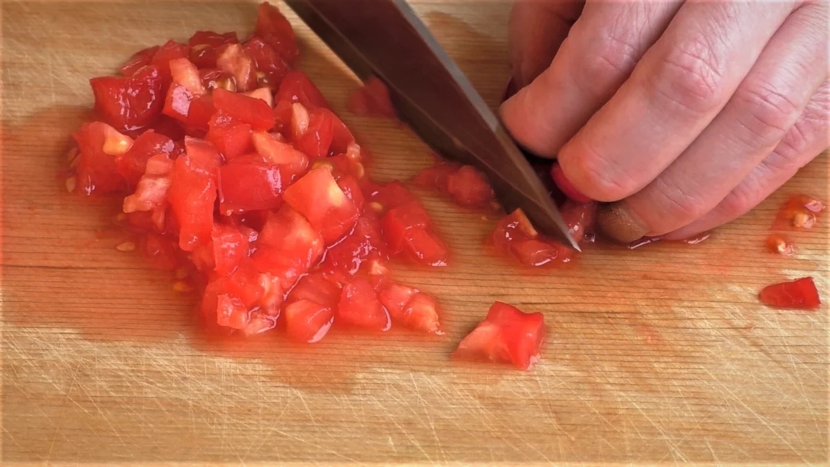 Peppers stuffed with vegetables and cheese baked in the oven - My, Stuffing, Bell pepper, Recipe, Video, Longpost, Cooking